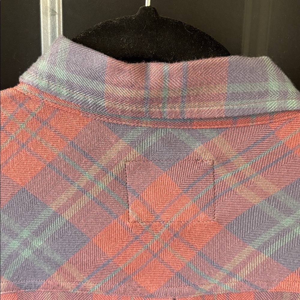 RAILS Plaid Hunter Plaid Button-Up Flannel Shirt M - Picture 6 of 9